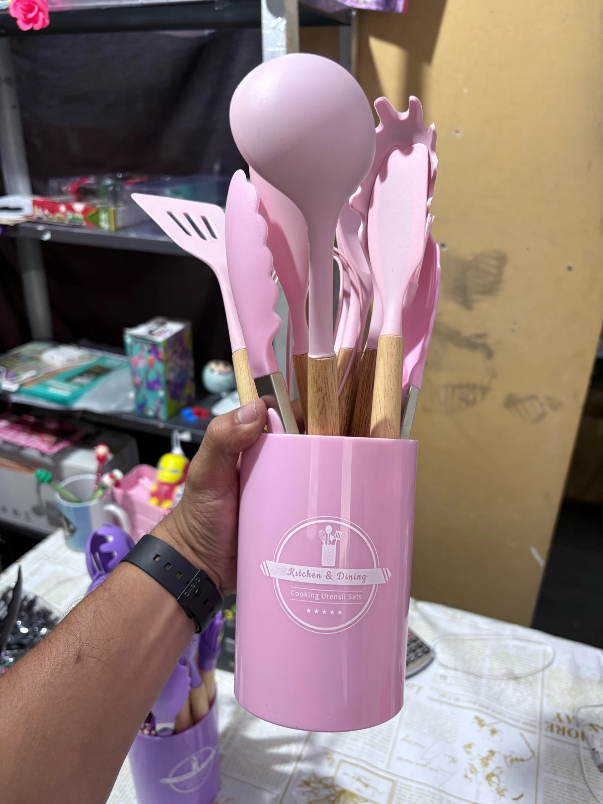 set de 12 utensilios de silicona  4