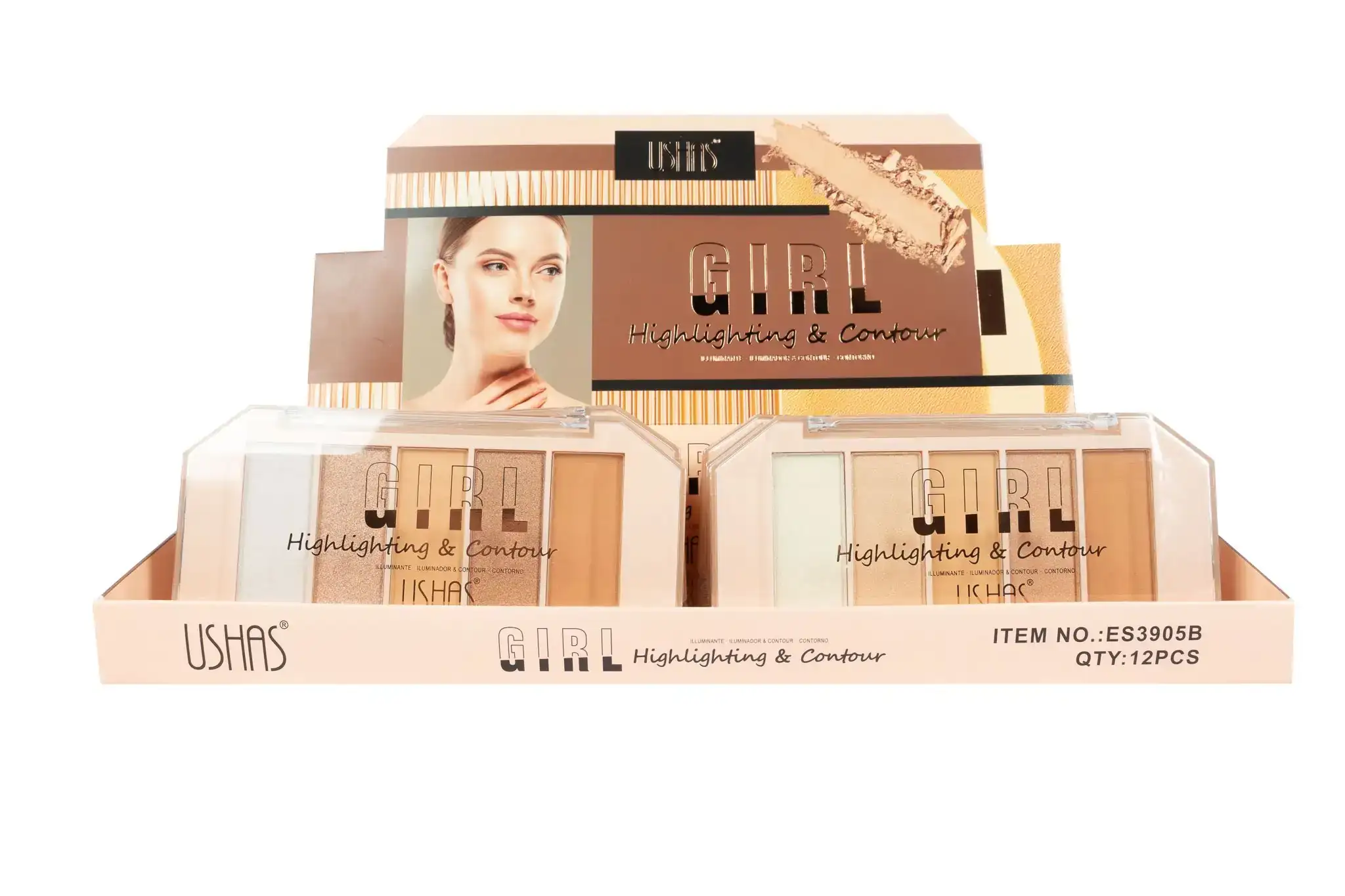 Paleta Iluminador & Contorno Ushas
