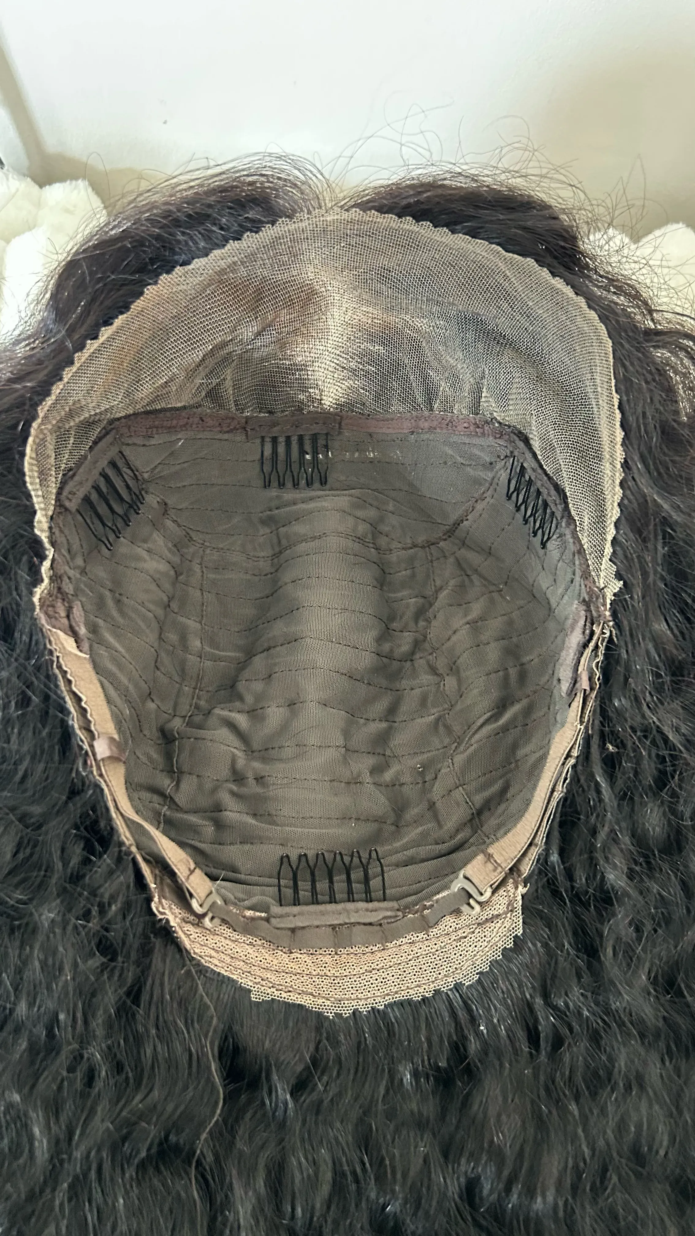 Peluca cabello humano kinky, 12A de 26 pulgadas, frontal lace 13x4 , densidas 180%  4