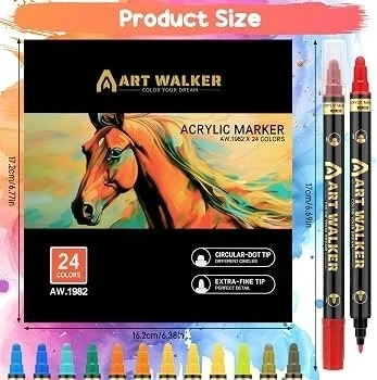marcodor acrylic de 24 pzas