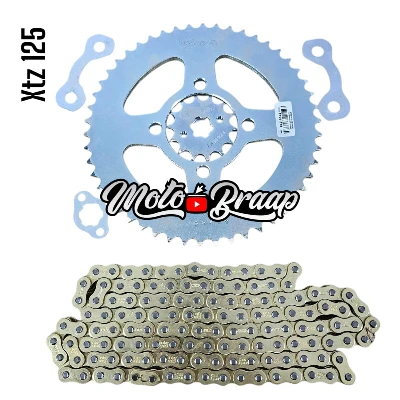 RP XTZ 125 Kit de arrastre Cassarella 50-14 cadena reforzada 428H 124