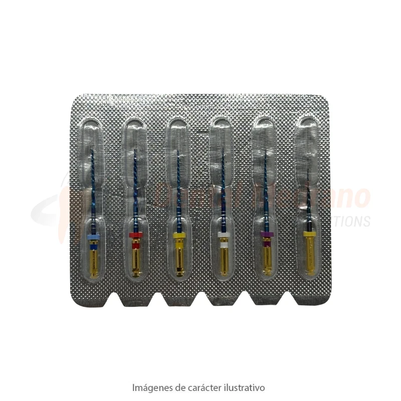 LIMAS SUPER FILE III BLUE CM 25mm X6 - EASYDENT