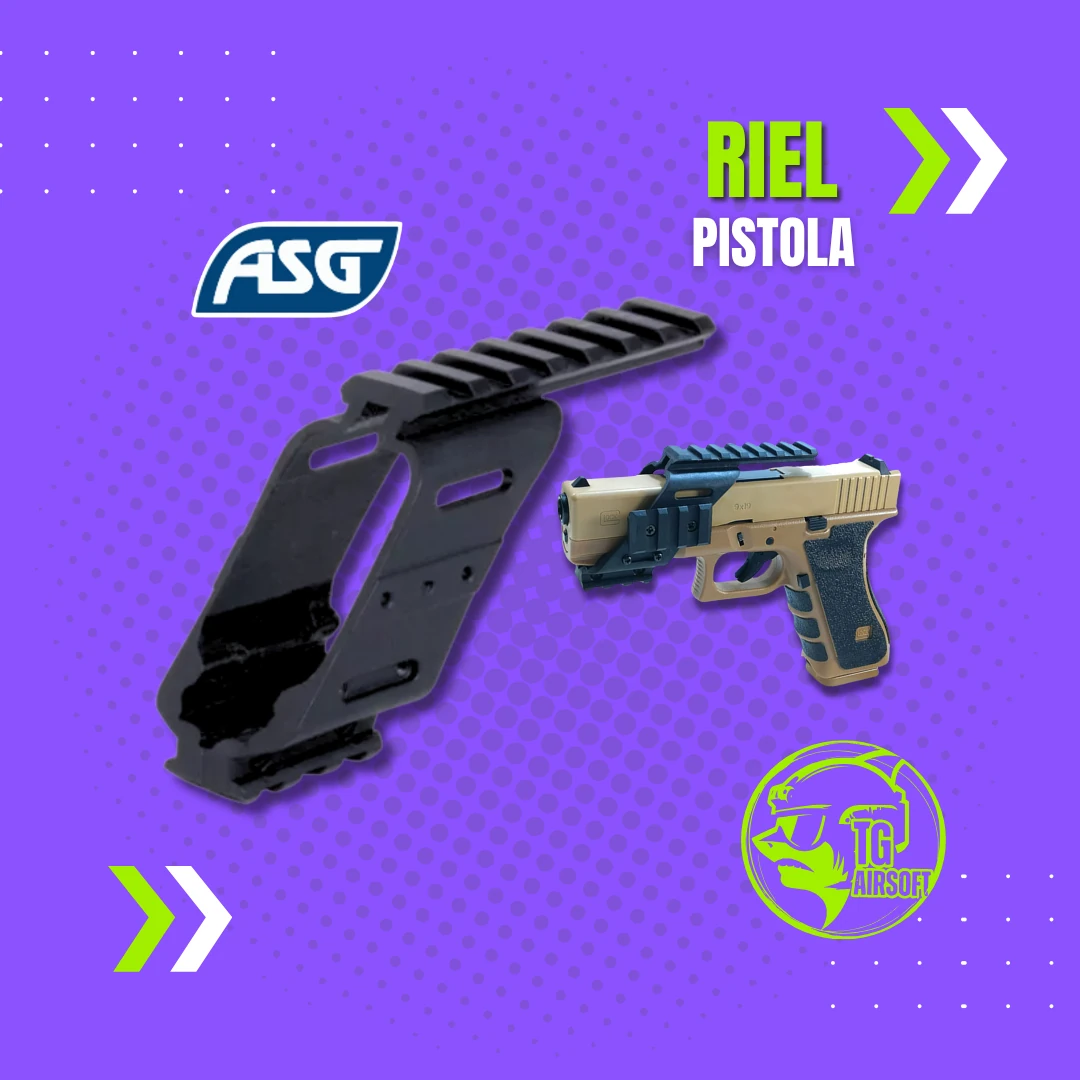 MONTURA RIEL ASG PARA PISTOLA