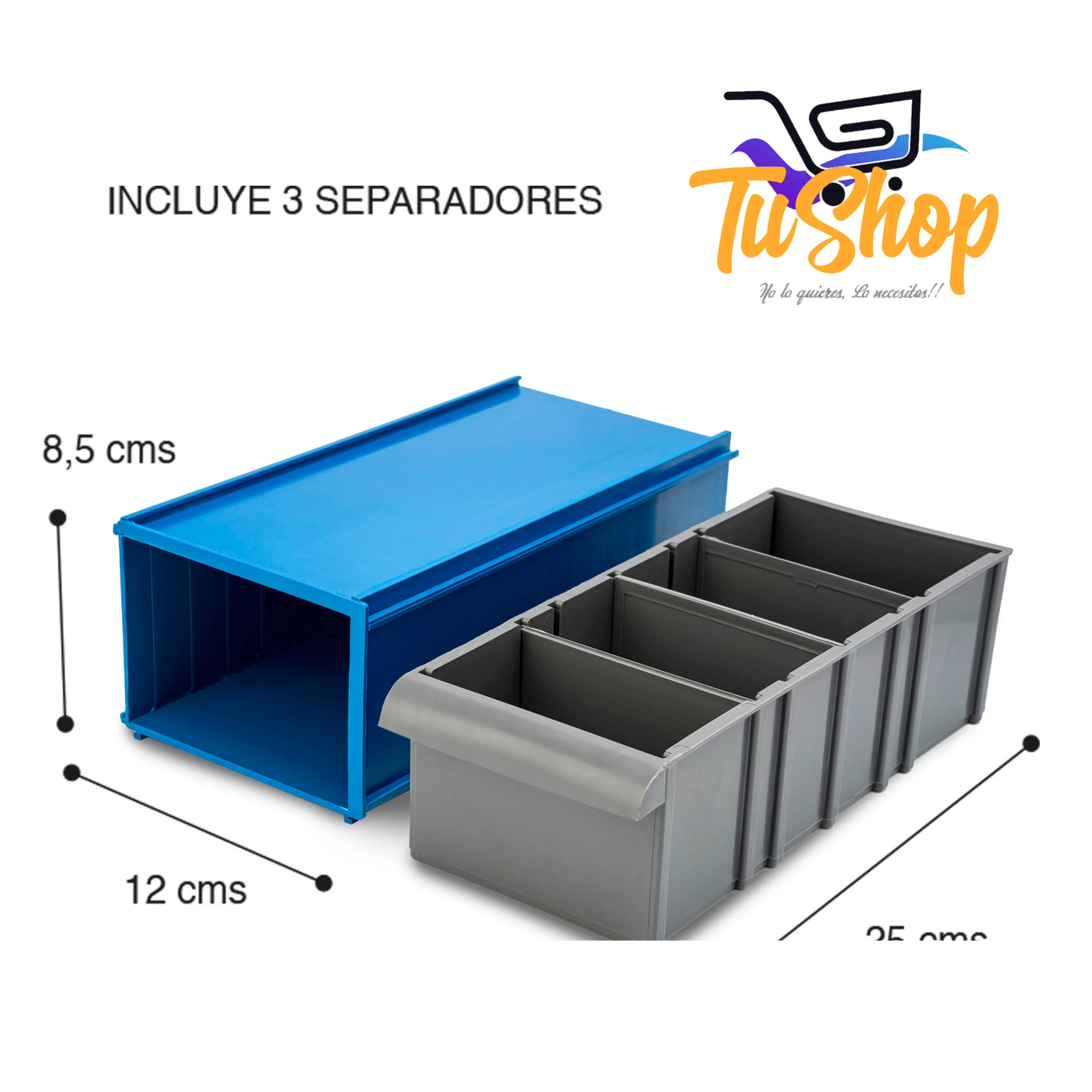Set 8 Cajon Herramientas Trabajo Pesado  3