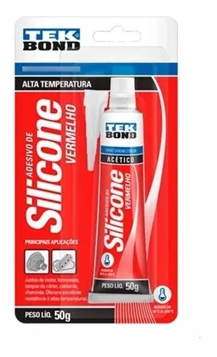 SILICONA ROJA 50G TEK BOND