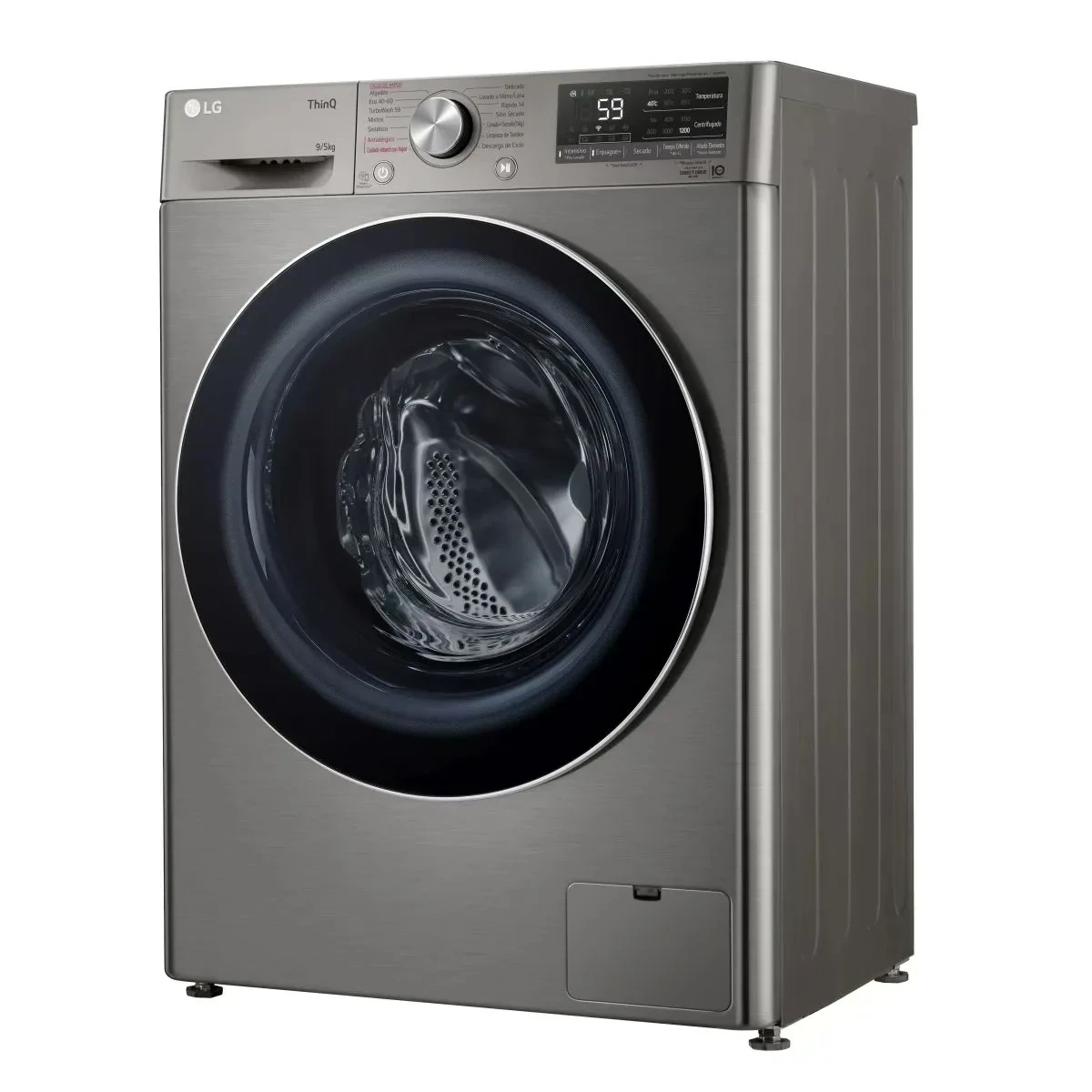 Lavasecarropas LG 9kg/5kg 1200rpm Inverter Inoxidable 2