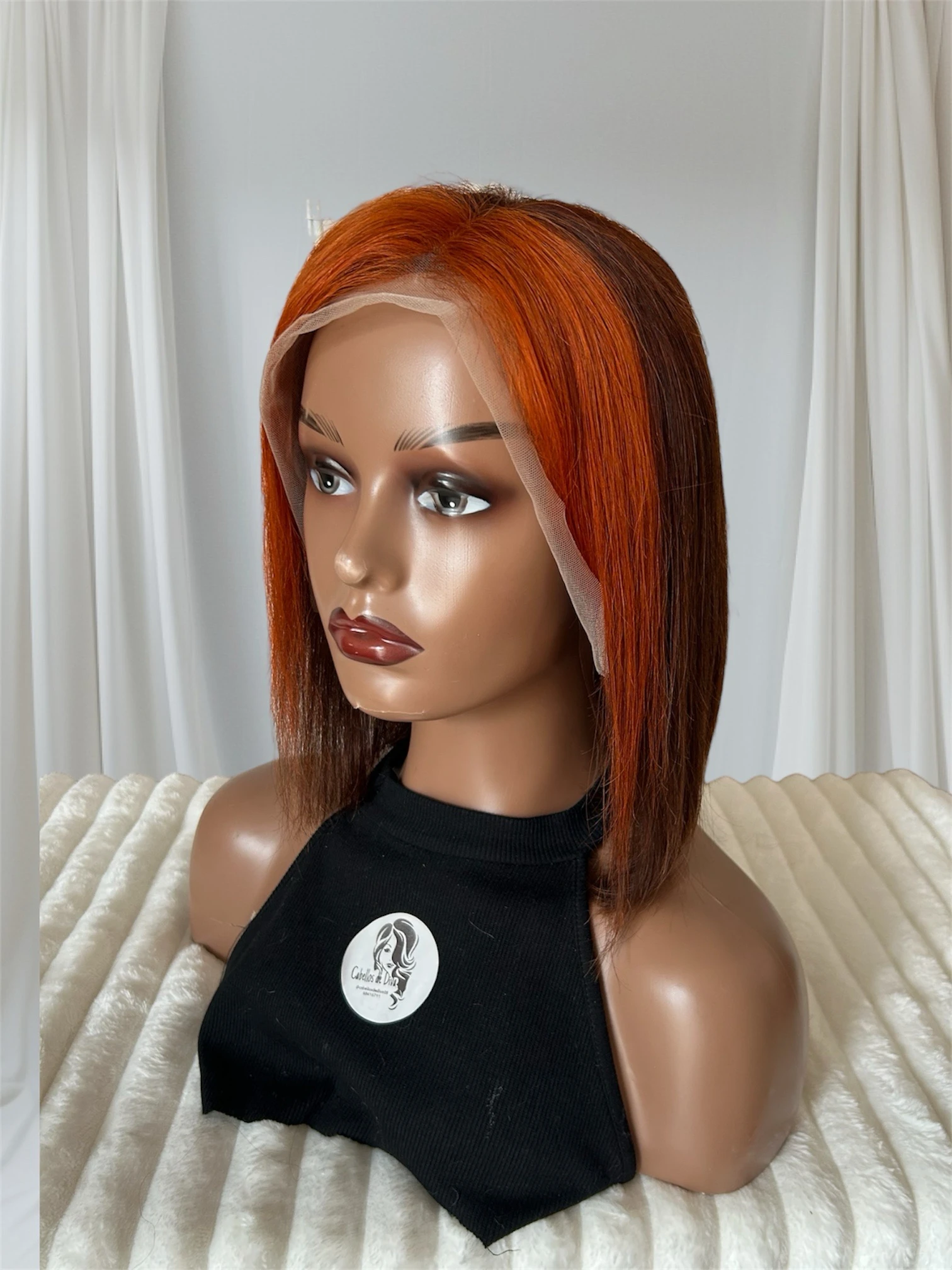 Peluca Bob de cabello humano 10 pulgadas, frontal 13x4  2