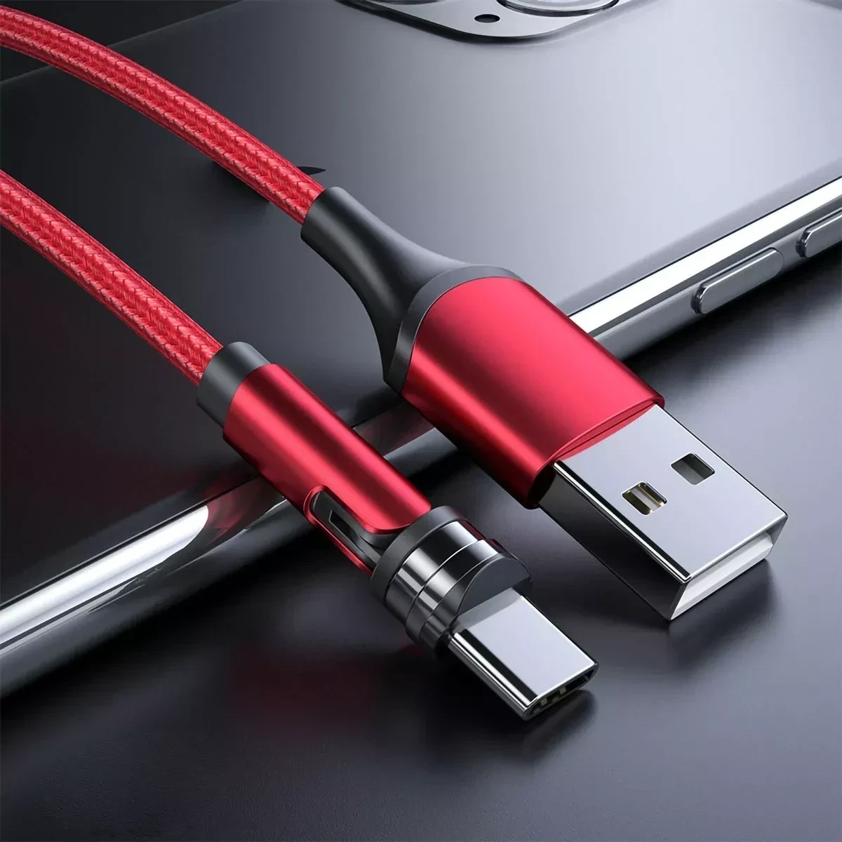 Cable Usb 3 En 1, 2 Metros, Carga Rápida Uso Rudo