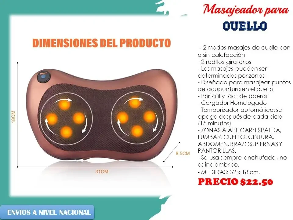 Masajeador almohada  3