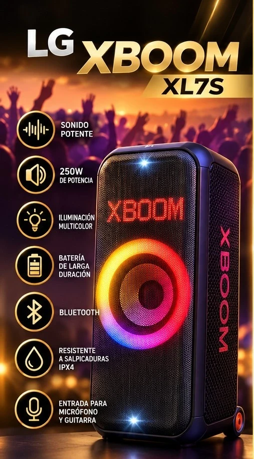 LG XBOOM XL7S *CONSULTAR DISPONIBILIDAD CON EL VENDEDOR*