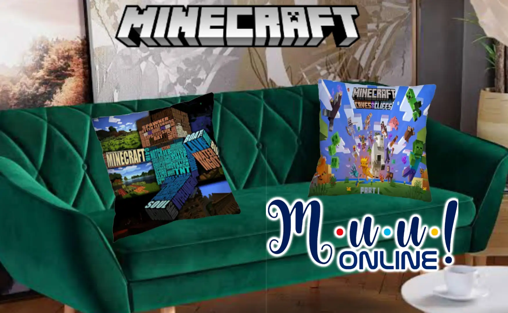 Almohada Minecraft 
