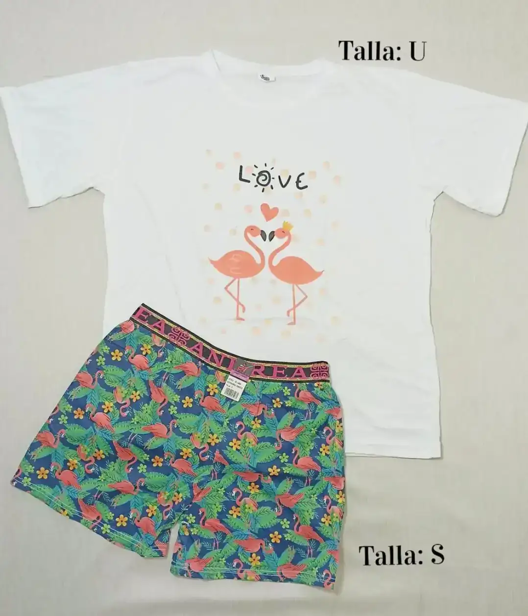 Conjunto de pijama con shorts cortos  3
