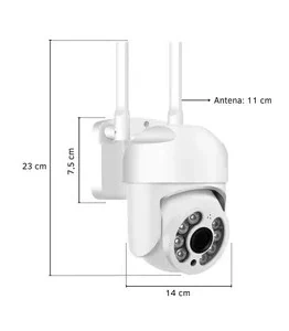 Cámara De Seguridad dinax Smart Ip Con Movimiento 2 Antenas Dinax 3