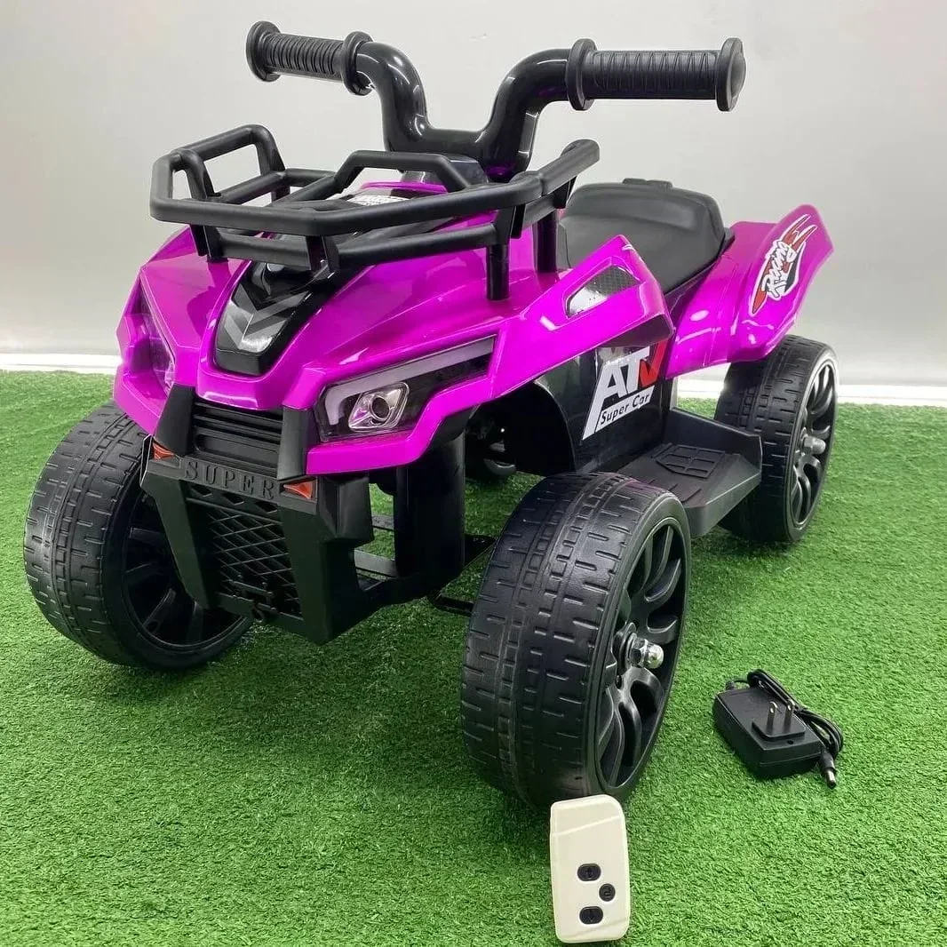 Cuatrimoto Rosa 1 a 4 años A Control Remoto  9