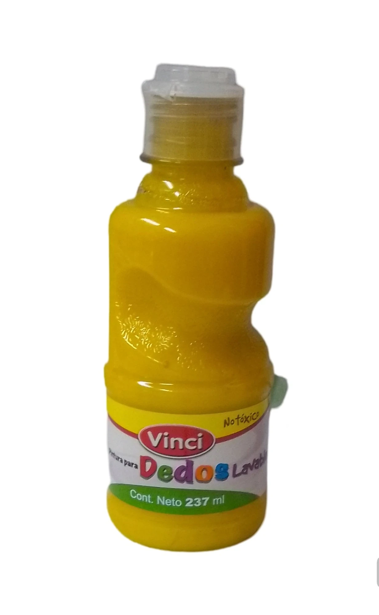 Pintura  dedos  237 ml vinci amarillo 