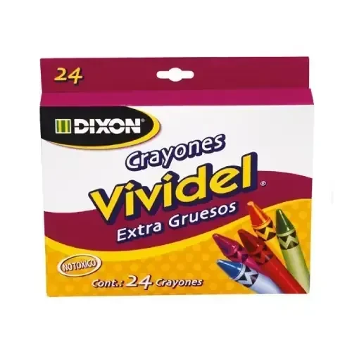 Crayolas vividel con 24 colores jumbo  3