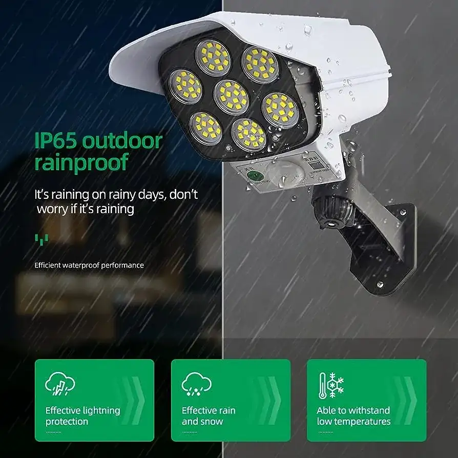 Lampara solar tipo cámara  2