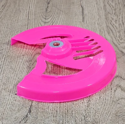NKD 125 ROSADO protector de disco 27,5 cm plastico GL