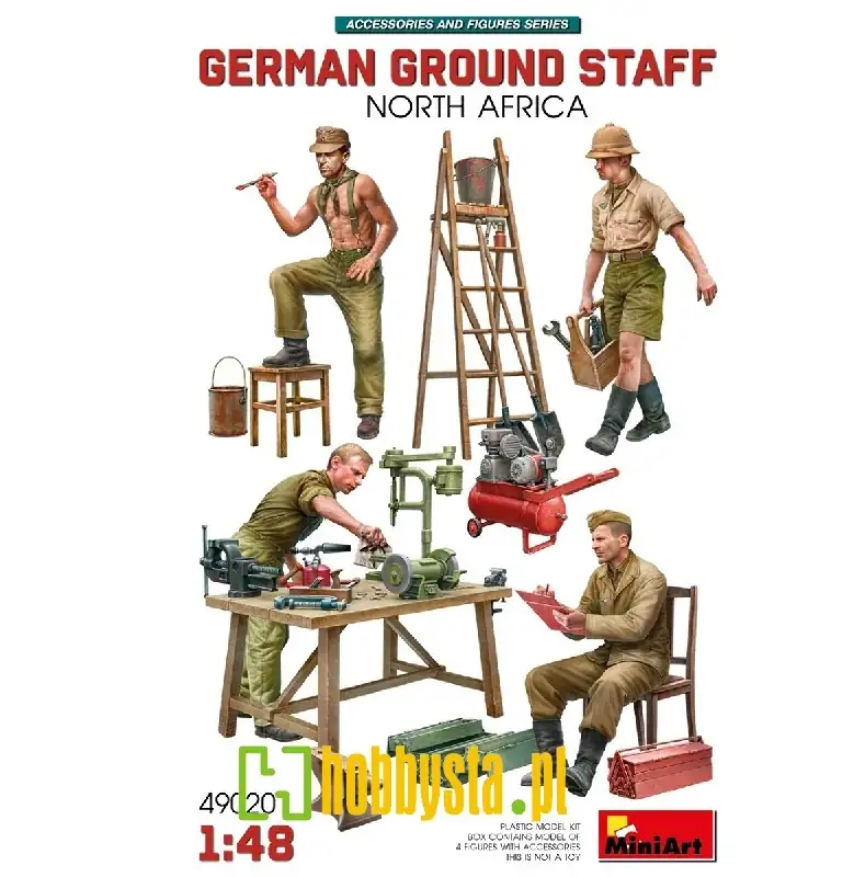 1/48 MiniArt Personal de Tierra Alemán - Norte de África