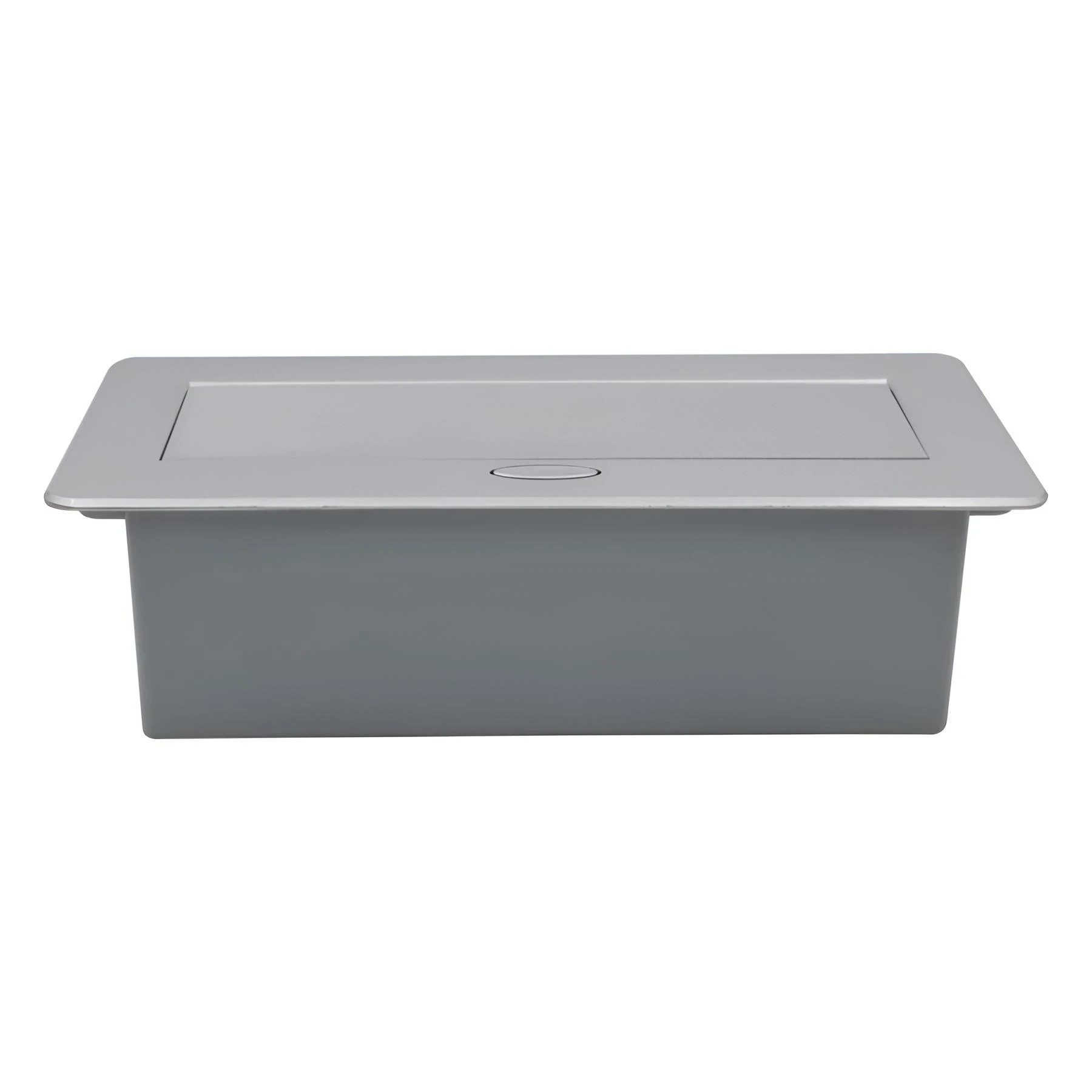 TOMACORRIENTE MESA QUINTUPLE + 2 USB A+C PLATEADO 3