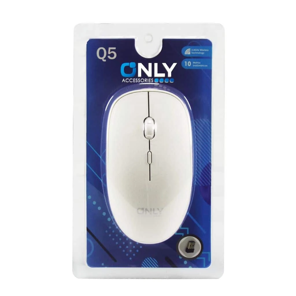 MOUSE WIRELESS MOD Q5 – BLANCO
