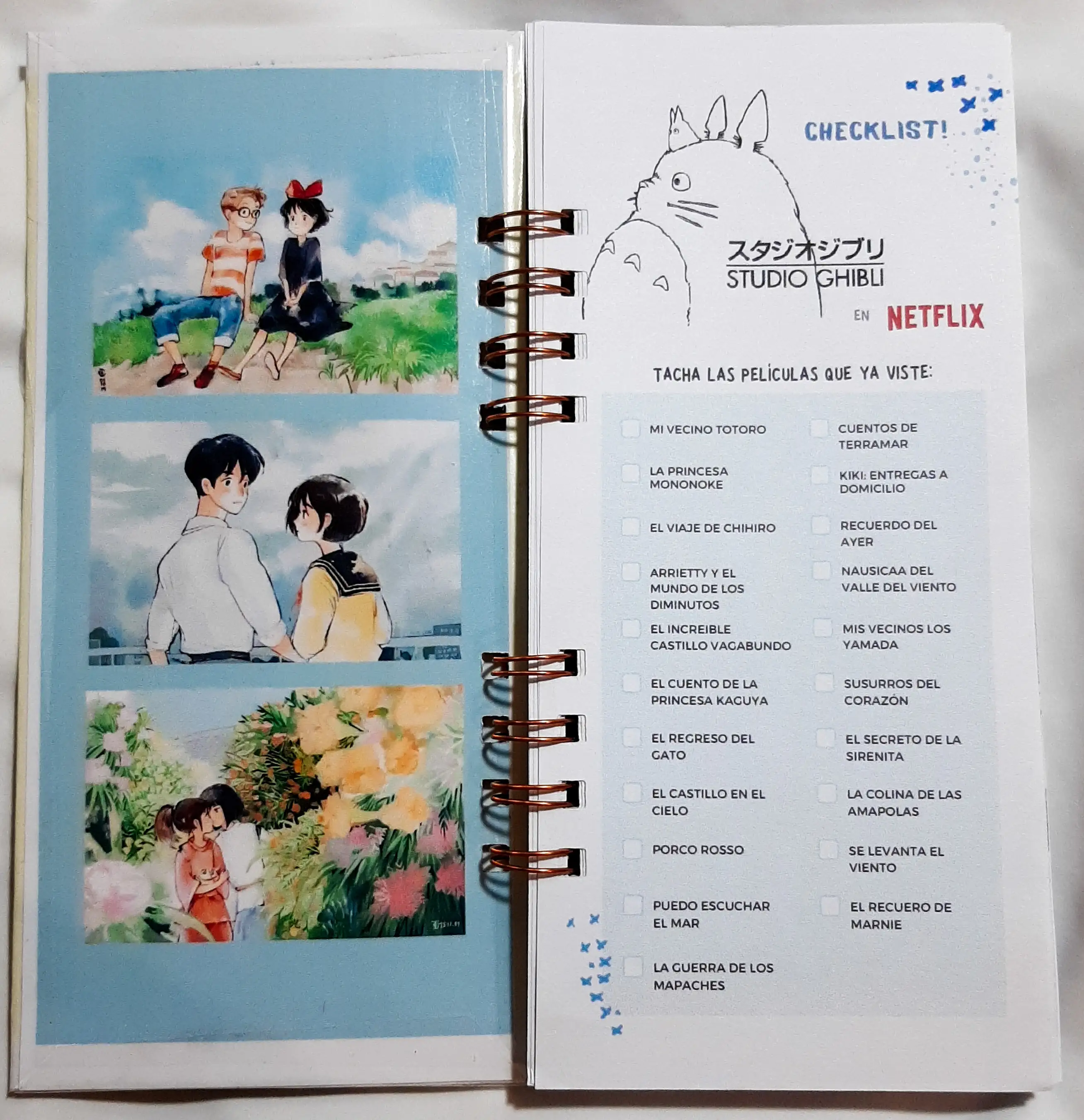 Libreta de Notas Ghibli  2