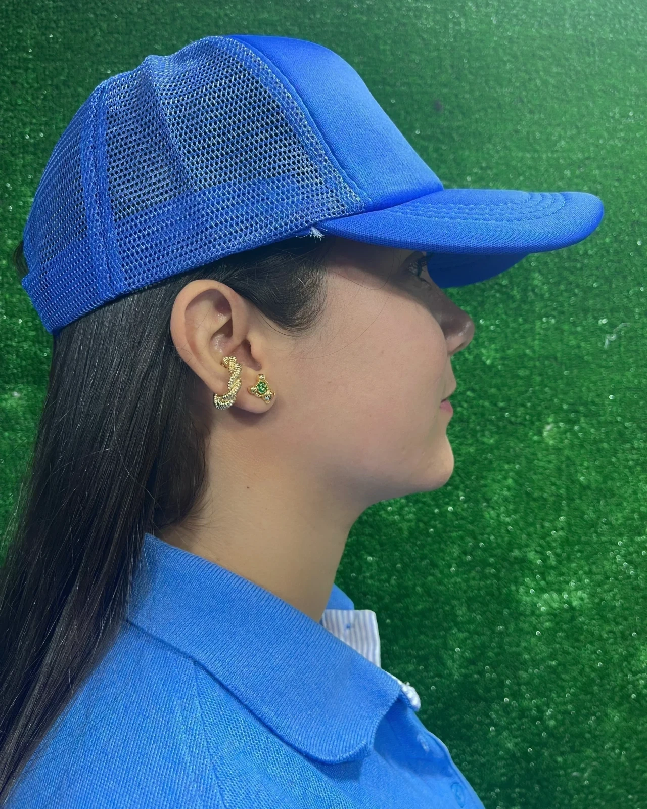Gorra En Malla Unicolor