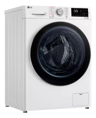 Lavarropas LG Inv. Blanco 8,5Kg. WM85WVC5S6P