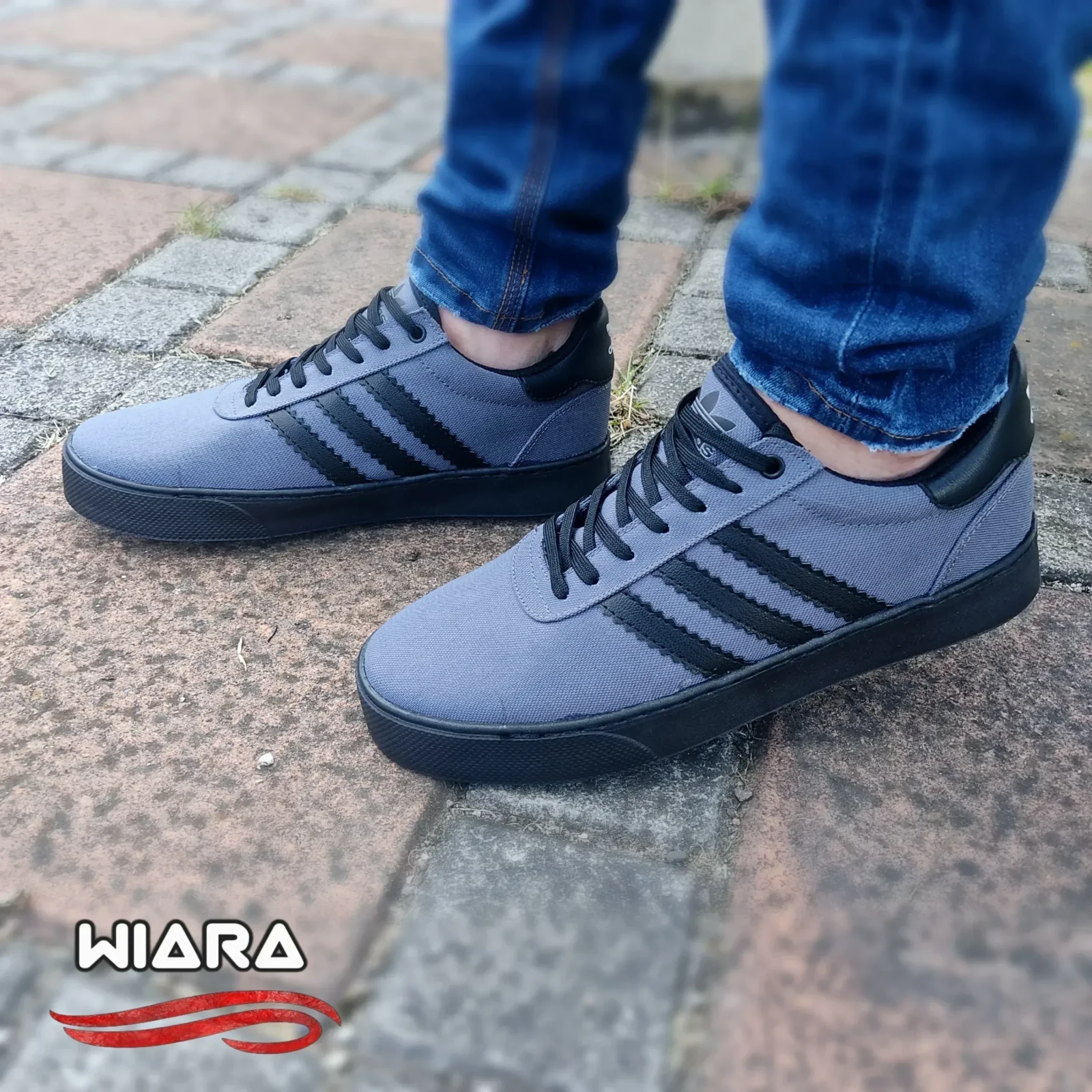 Adidas Lona Gris