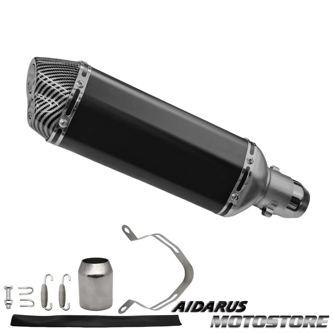TUBO DE ESCAPE RESONADOR DOBLE SALIDA G-BLAC