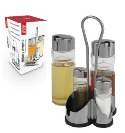 SET DE MESA PARA CONDIMENTOS 4 PIEZAS