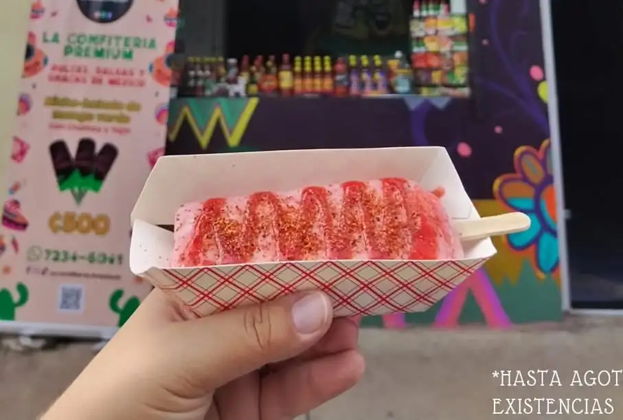 Miche-Helado de fresa