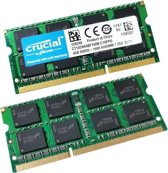 MEMORIA RAM DDR3L 4 - 8 GB / USADO 2