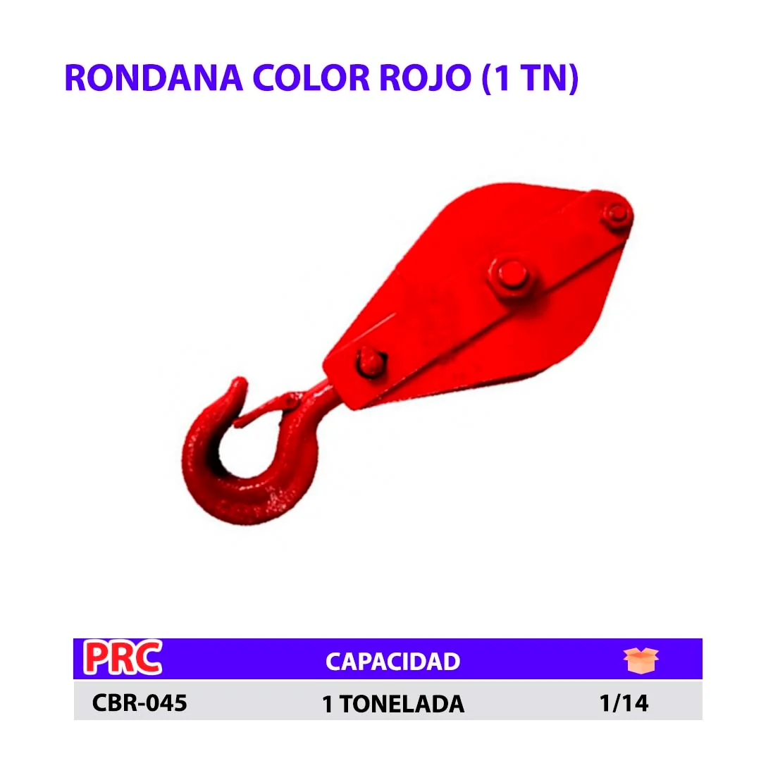 RONDANA ROJO 1 TON MCS 