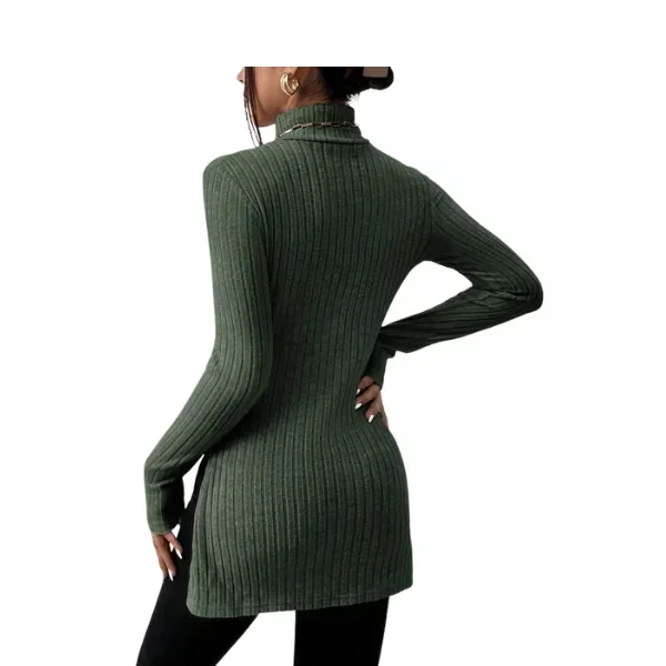 Camiseta tejido de canalé de cuello 2