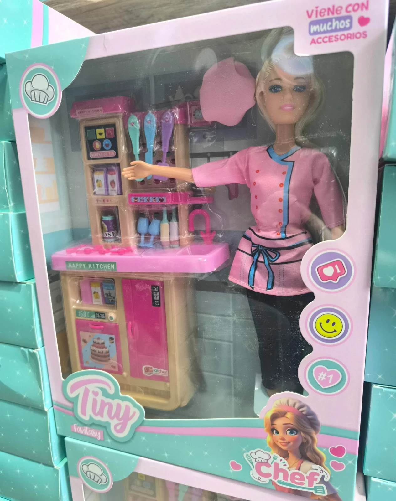 MUÑECA TINY COCINERA 