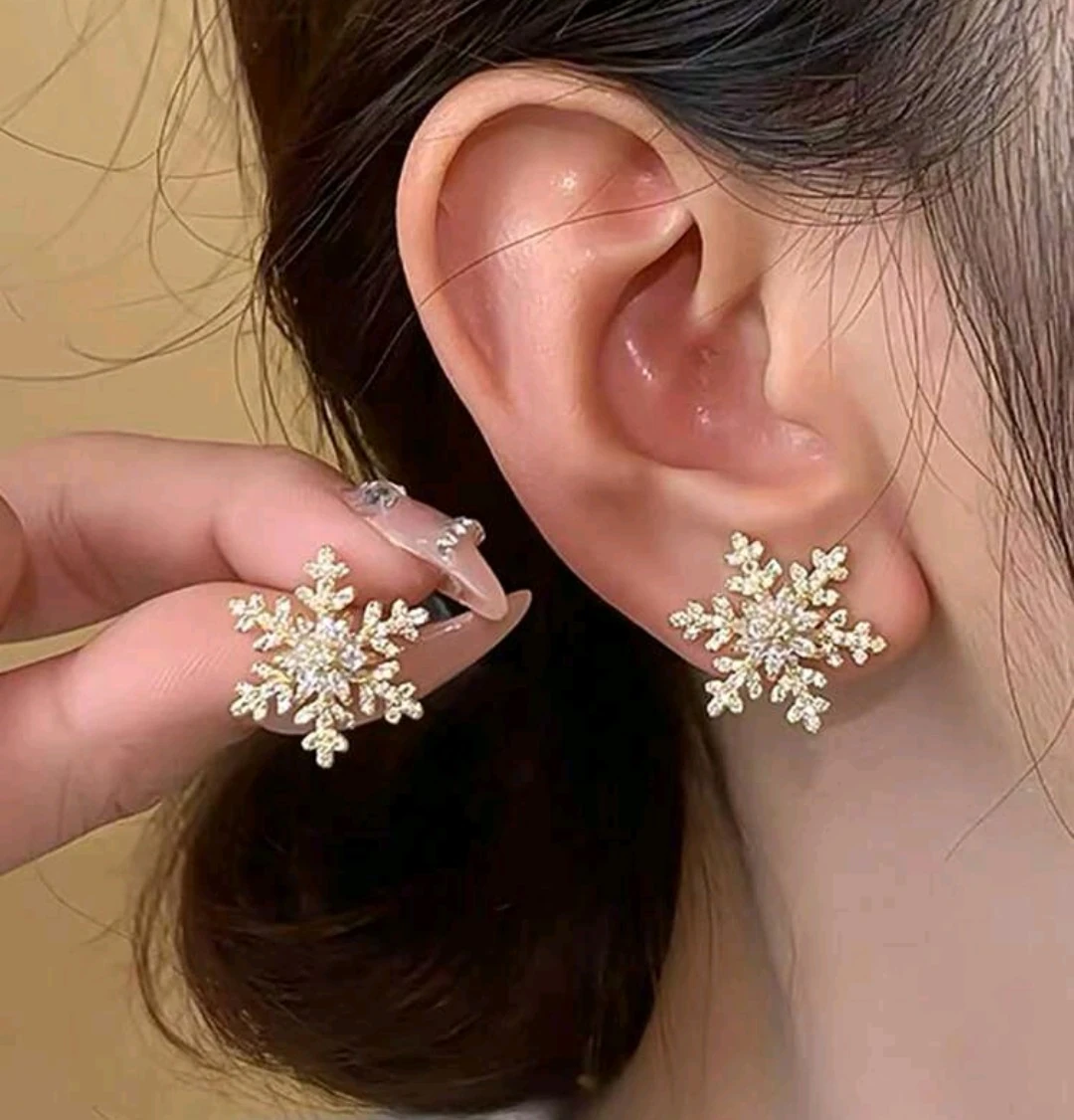 Aretes copo de nieve 2