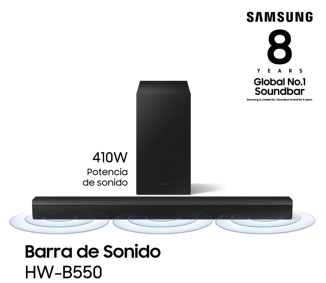Barra de sonido Samsung hw-b550
