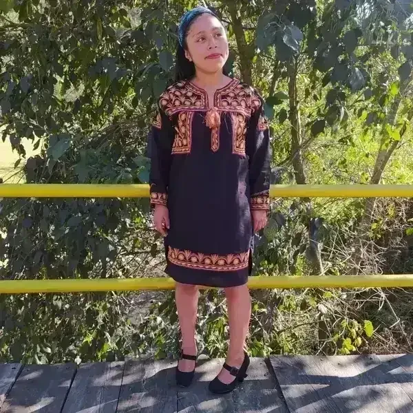 👗 Vestido con bordados típicos 2