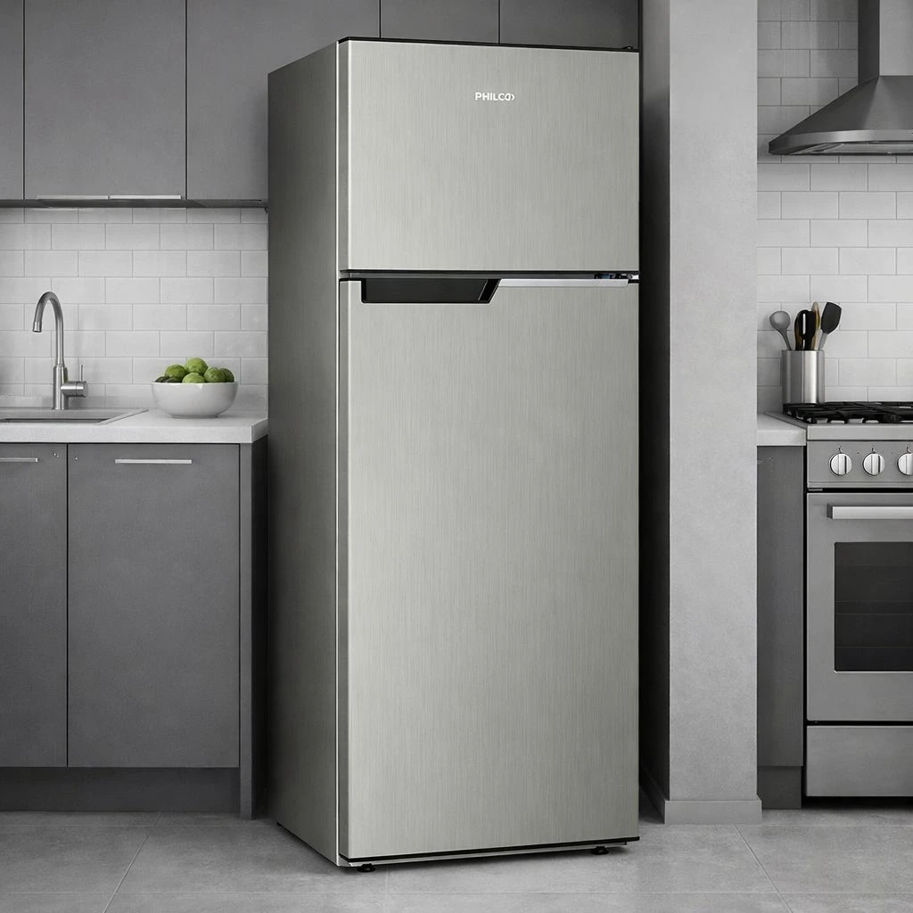 Heladera Philco PHCT291X inox con freezer 290L 220V