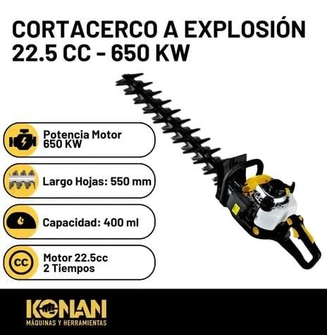 CORTACERCO KONAN A EXPLOSIÓN 650KW