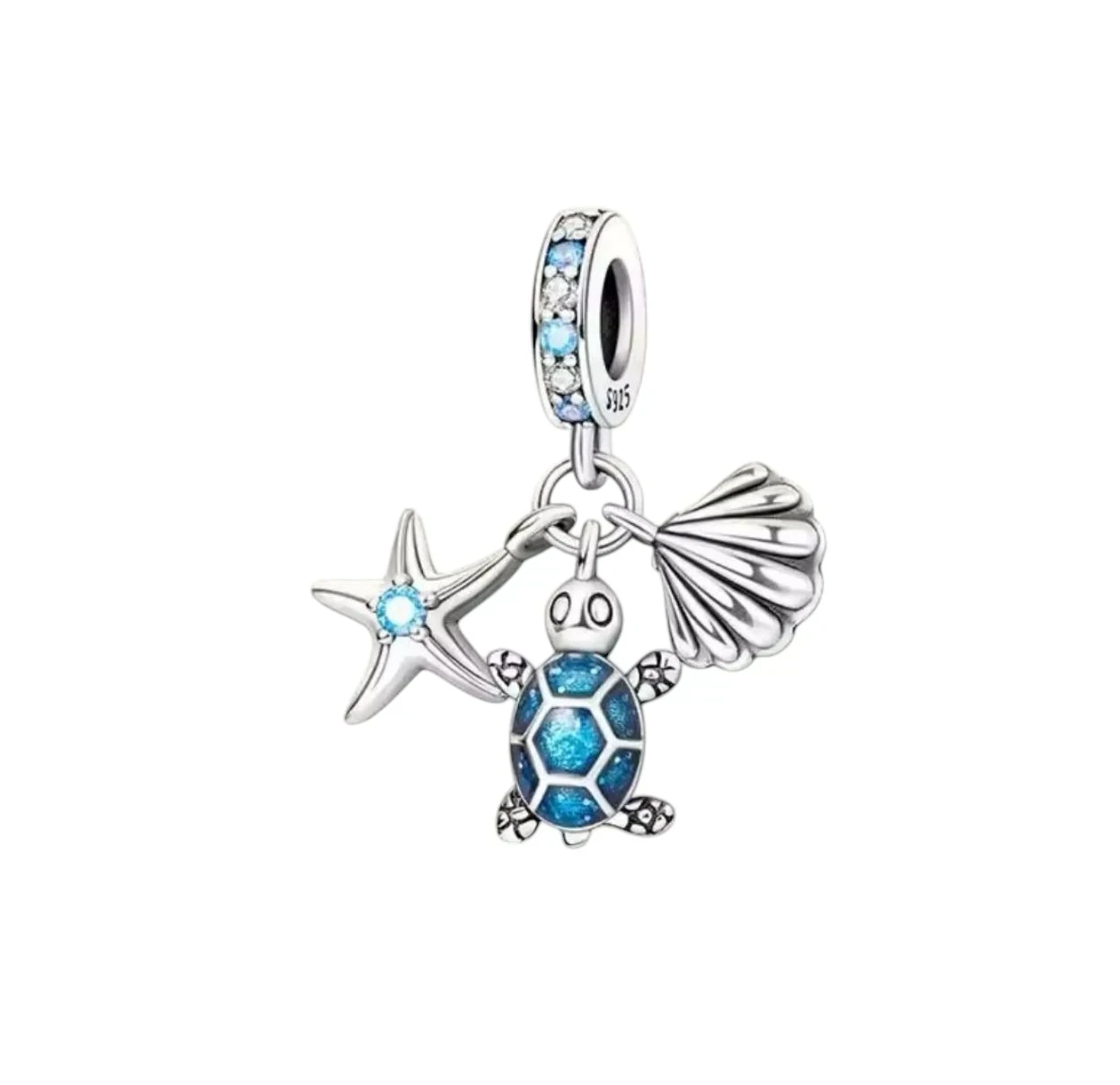 Charm Tortuga Estrella y Concha