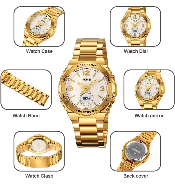 Reloj Skmei 2310 Unisex Doble Hora Digital y Análogo 2