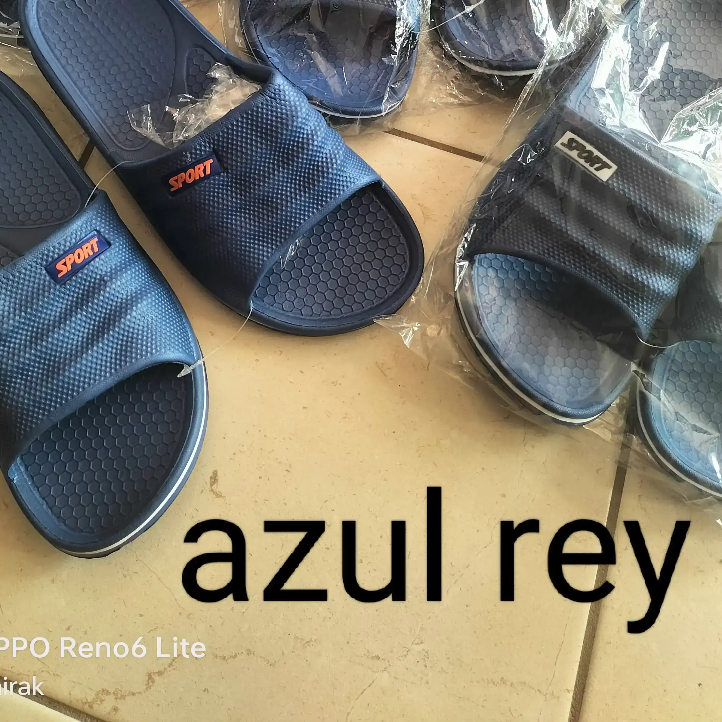 Sandalia sport p/adulto azul rey