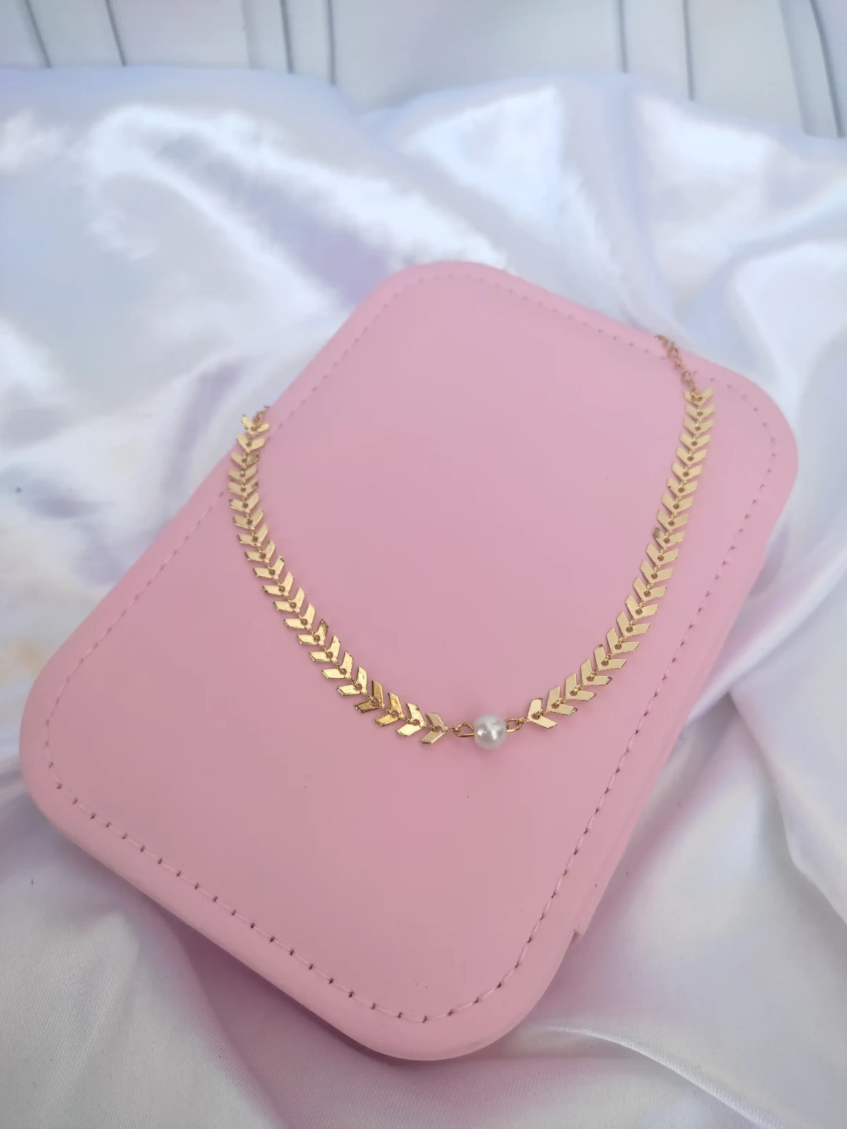 CHOKER ESPIGAS PERLA 2