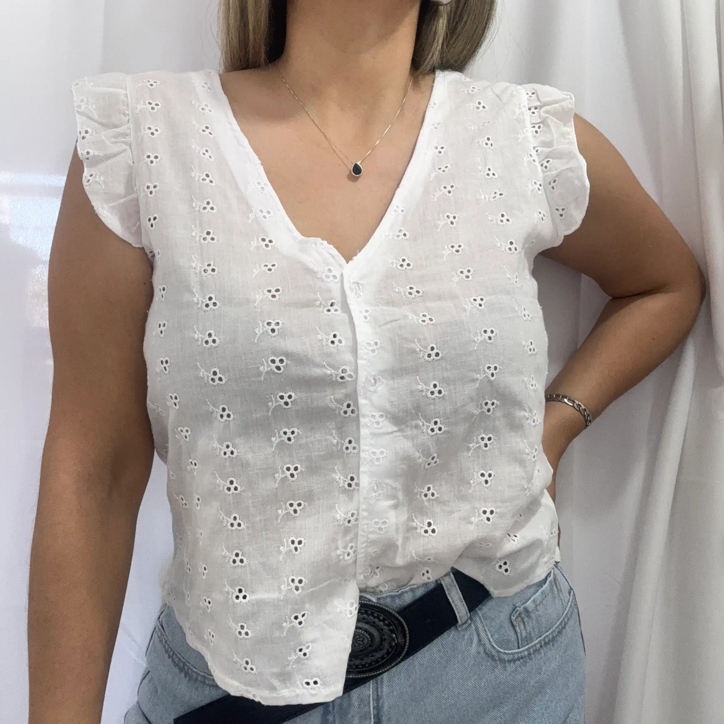 Blusa broderie