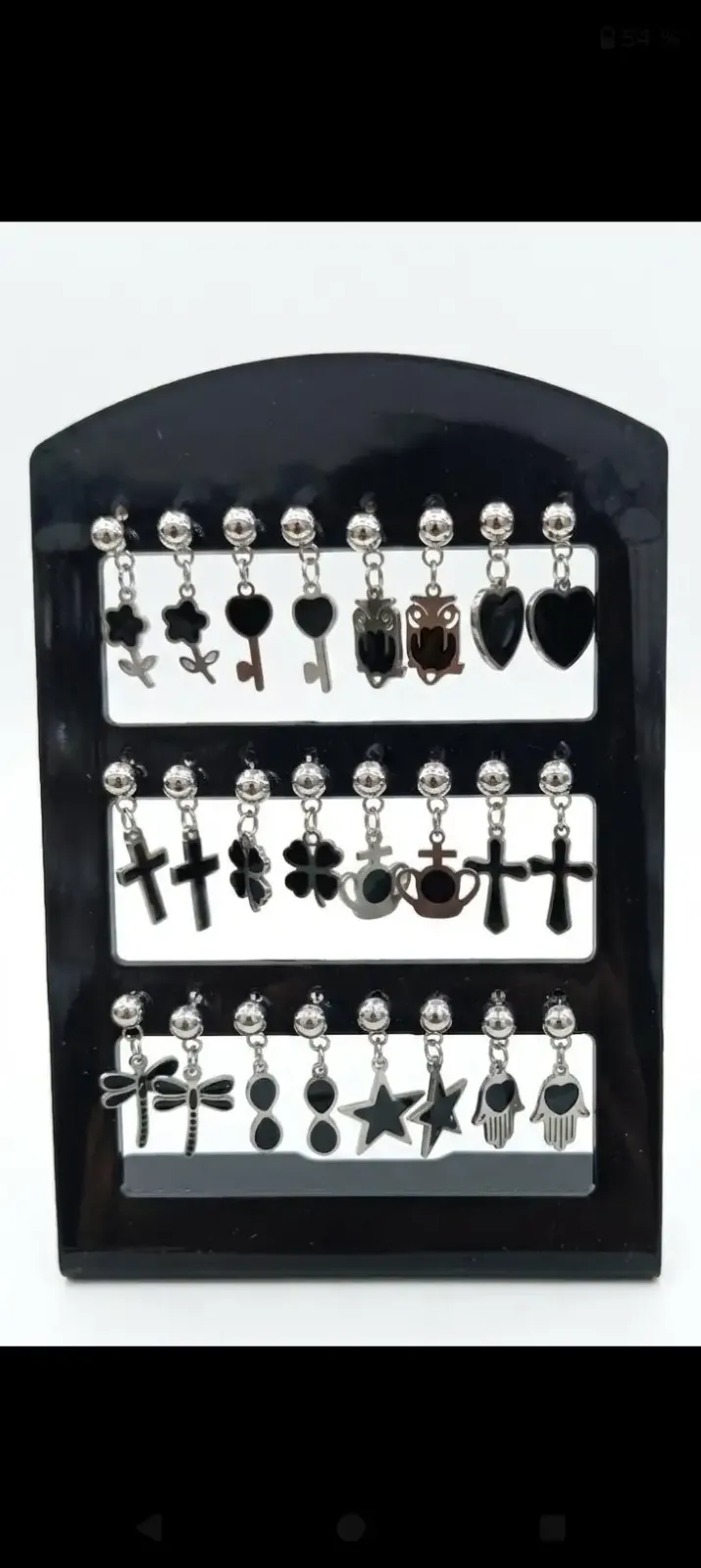 Blister aros colgantes 