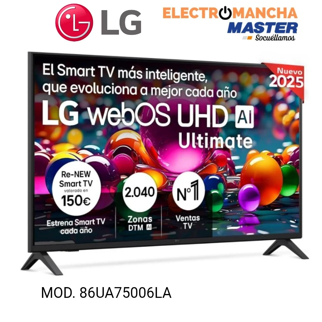 TELEVISIÓN LED LG 86UA75006LA 86" PULGADAS 4K SMART  2