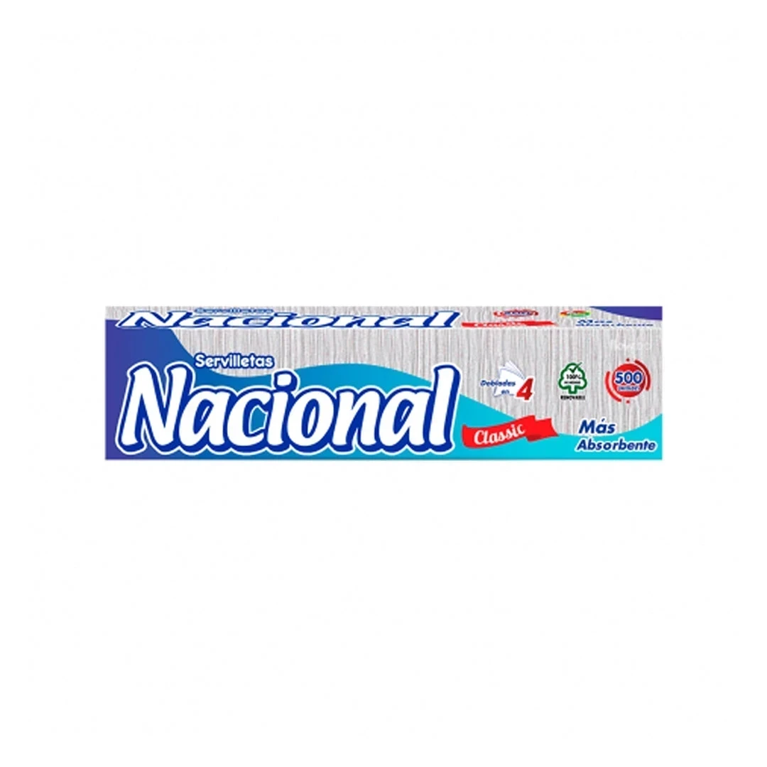 SERVILLETAS NACIOANAL DE 500 UNID