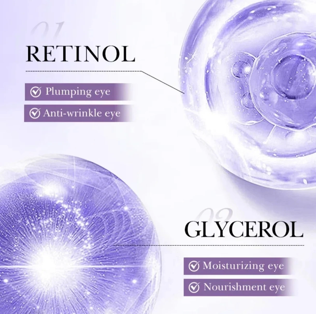 Crema de Ojos con Retinol BIOAQUA 🥰🌸 3